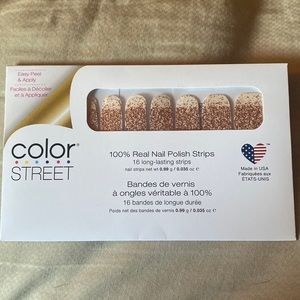 Color Street Coming Up Rose Gold Overlay